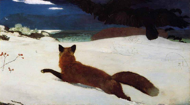 Winslow Homer The Fox Hunt oil painting picture